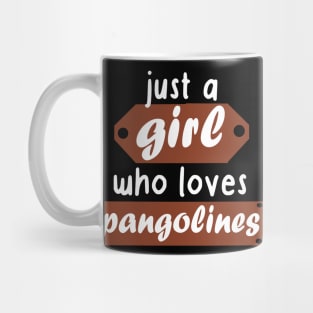 Vintage pangolin women retro girls love Mug